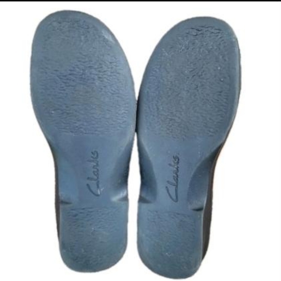 Clarks Leather Patty Tayna Tan Brown Slip On Slide Mule Clog Loafer Women 8.5 - Picture 2 of 10